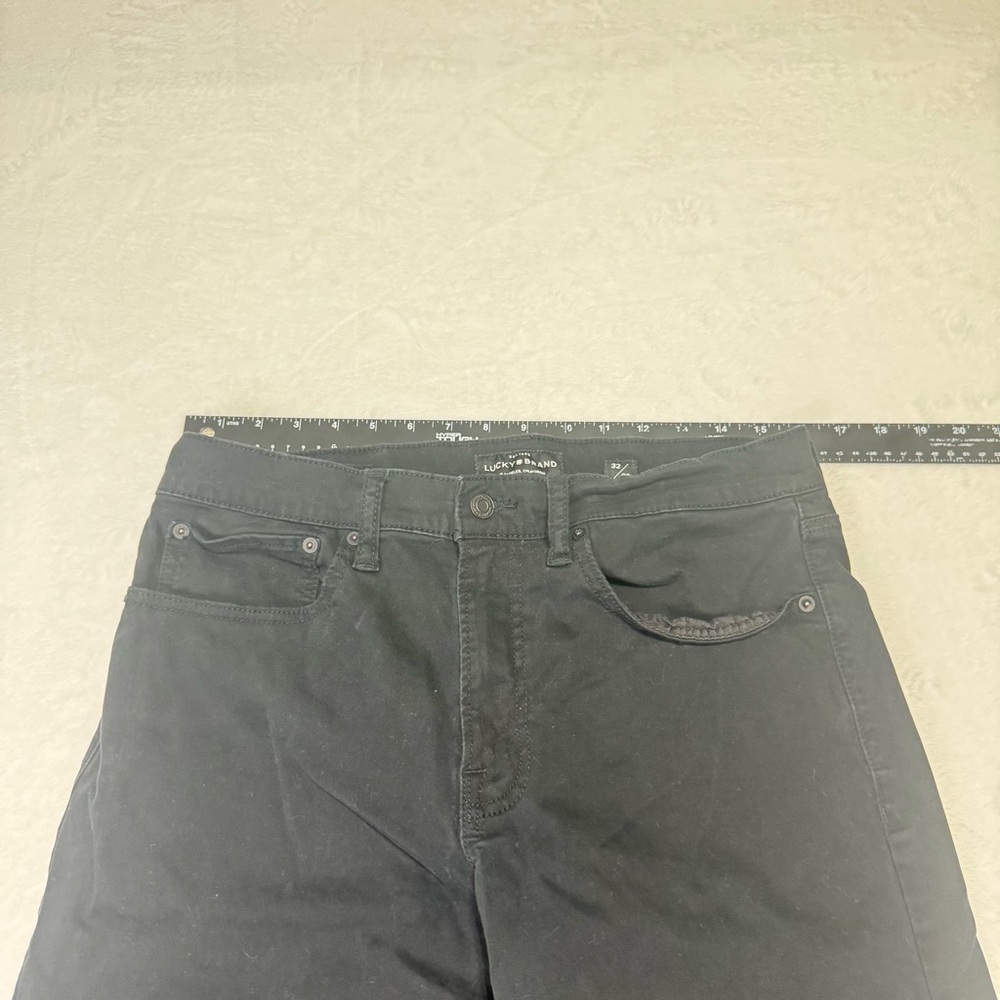 Lucky Brand 121 Slim Fit Jeans Size 32W 30W Black - Picture 5 of 9